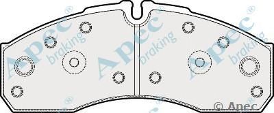 APEC BRAKING pad1921 -  Комплект тормозных колодок, дисковый тормоз